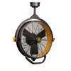 Mule GARAGE FAN, CEILING MOUNTED PLUG-IN CORD, 3 SPEED, POWERFUL 3000 CFM, BLACK/YELLOW 52007-40